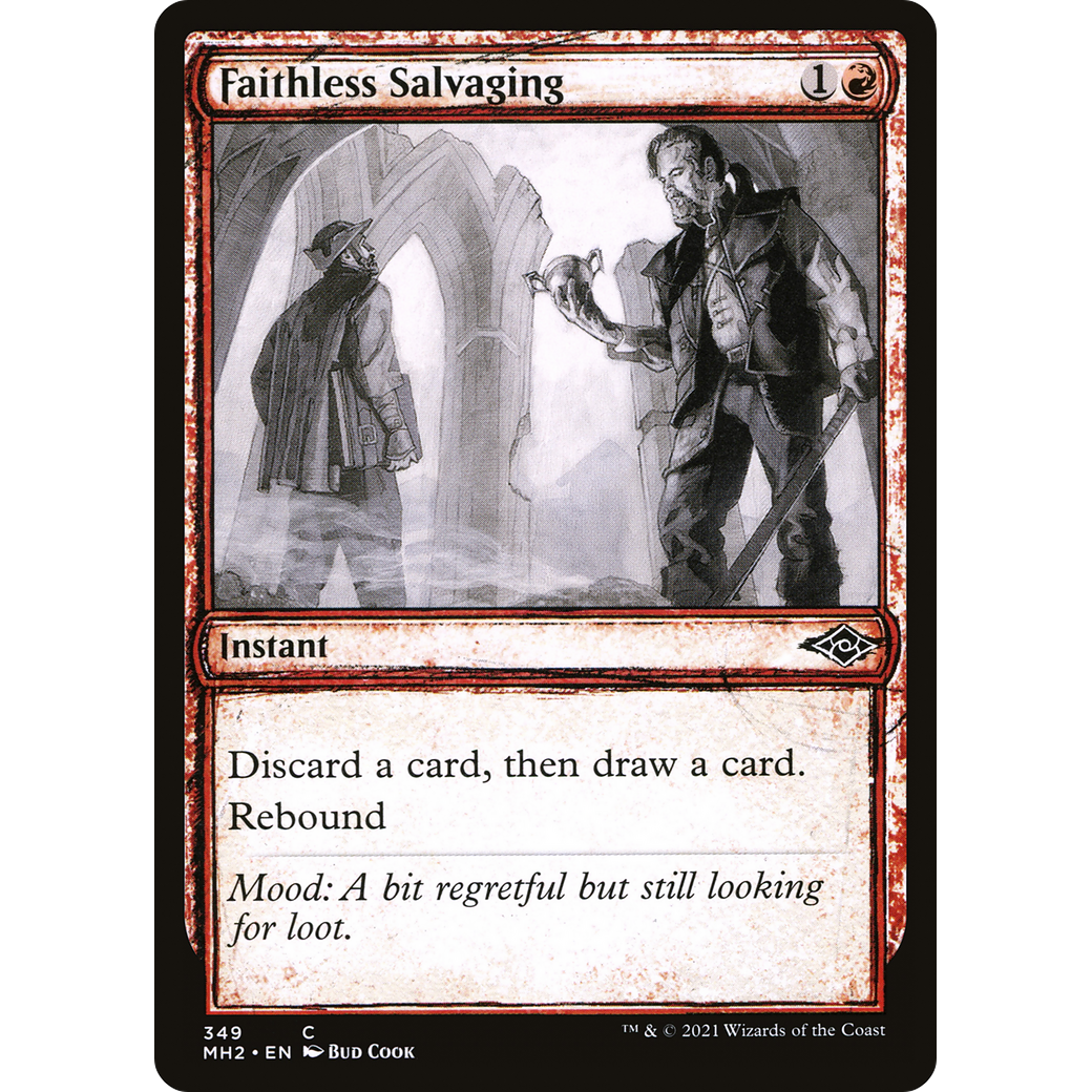 Faithless Salvaging (Showcase) (MH2-349) - Modern Horizons 2: (Showcase)