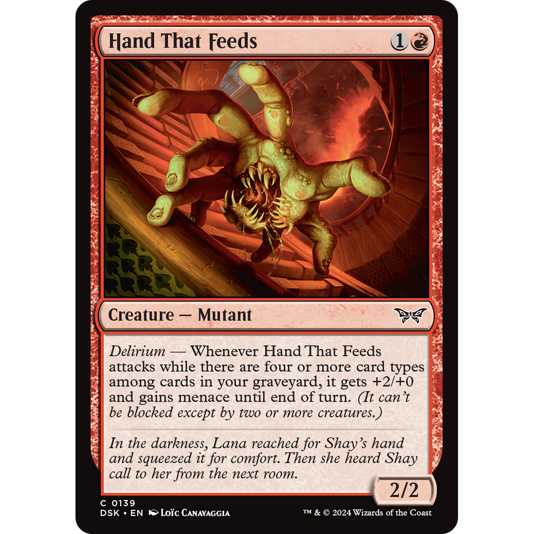Hand That Feeds (DSK-139) - Duskmourn: House of Horror Foil