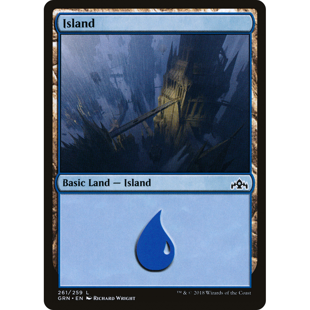 Island (GRN-261) - Guilds of Ravnica Foil