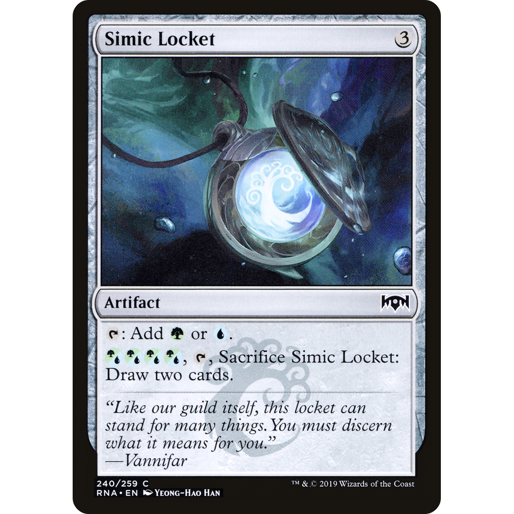 Simic Locket (RNA-240) - Ravnica Allegiance Foil