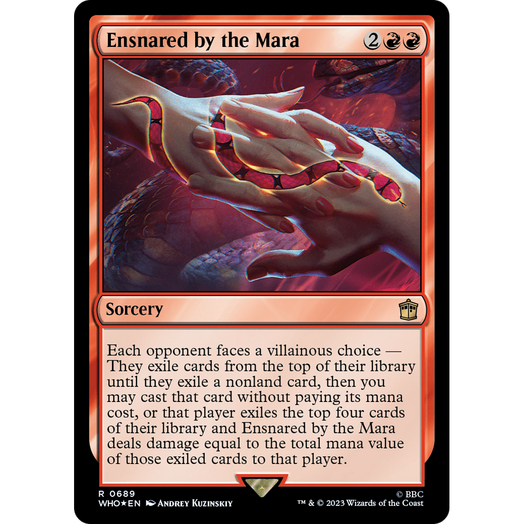 Ensnared by the Mara (Surge Foil) (WHO-689) - Doctor Who Foil
