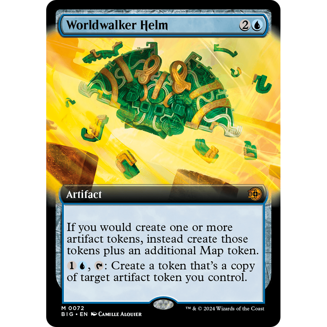 Worldwalker Helm (Extended Art) (BIG-072) - The Big Score: (Extended Art) Foil