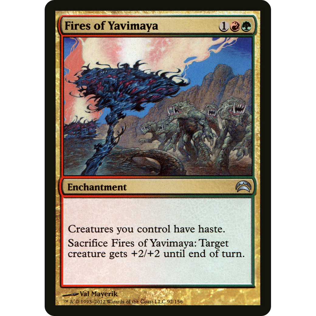 Fires of Yavimaya (PC2-092) - Planechase 2012 Foil