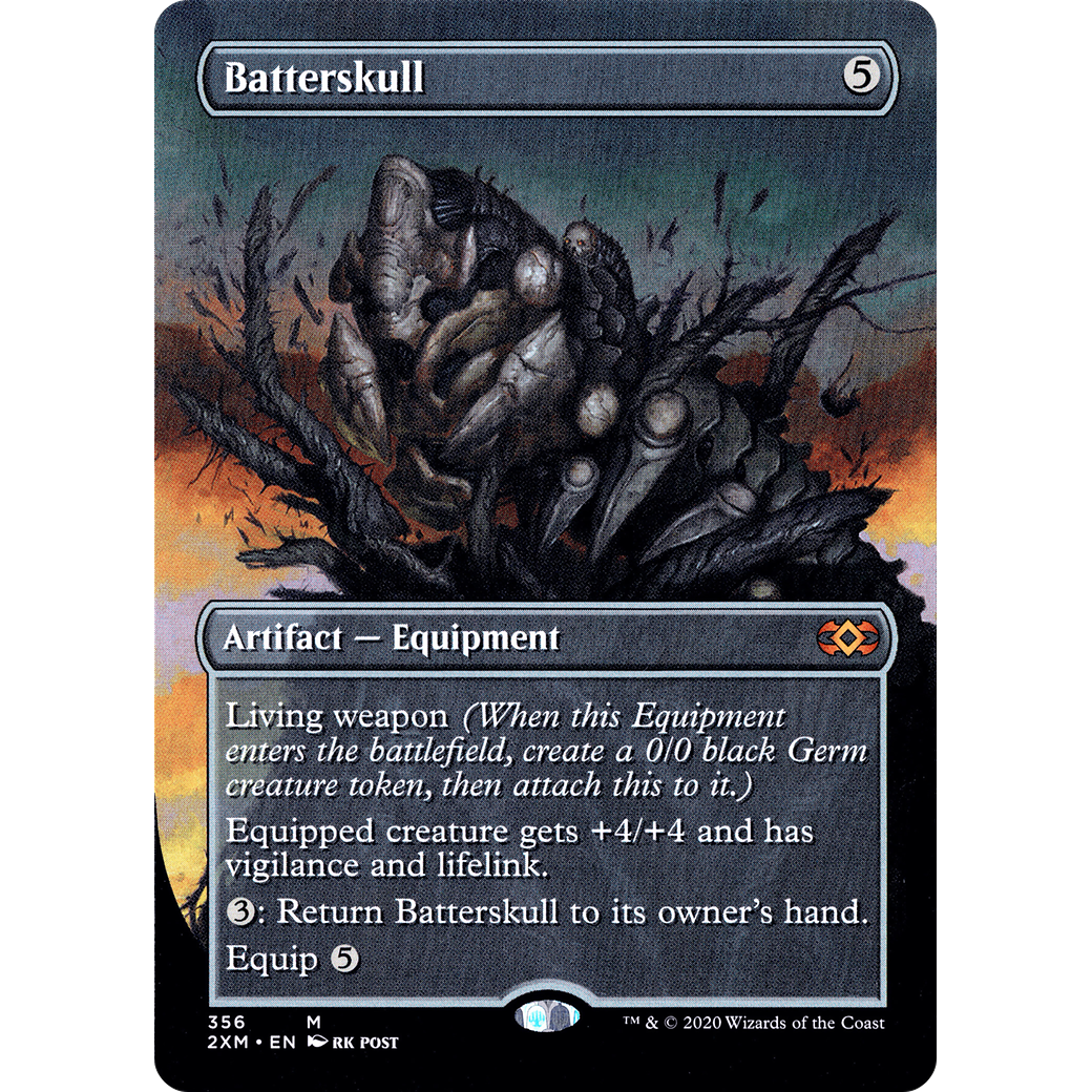 Batterskull (Borderless) (2XM-356) - Double Masters (Borderless) Foil
