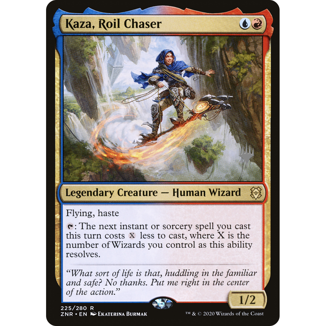 Kaza, Roil Chaser (PPZNR-225) - Zendikar Rising Promos