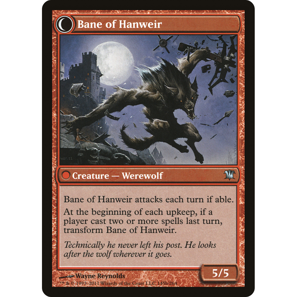 Hanweir Watchkeep (ISD-145) - Innistrad: (Double Faced Transform)