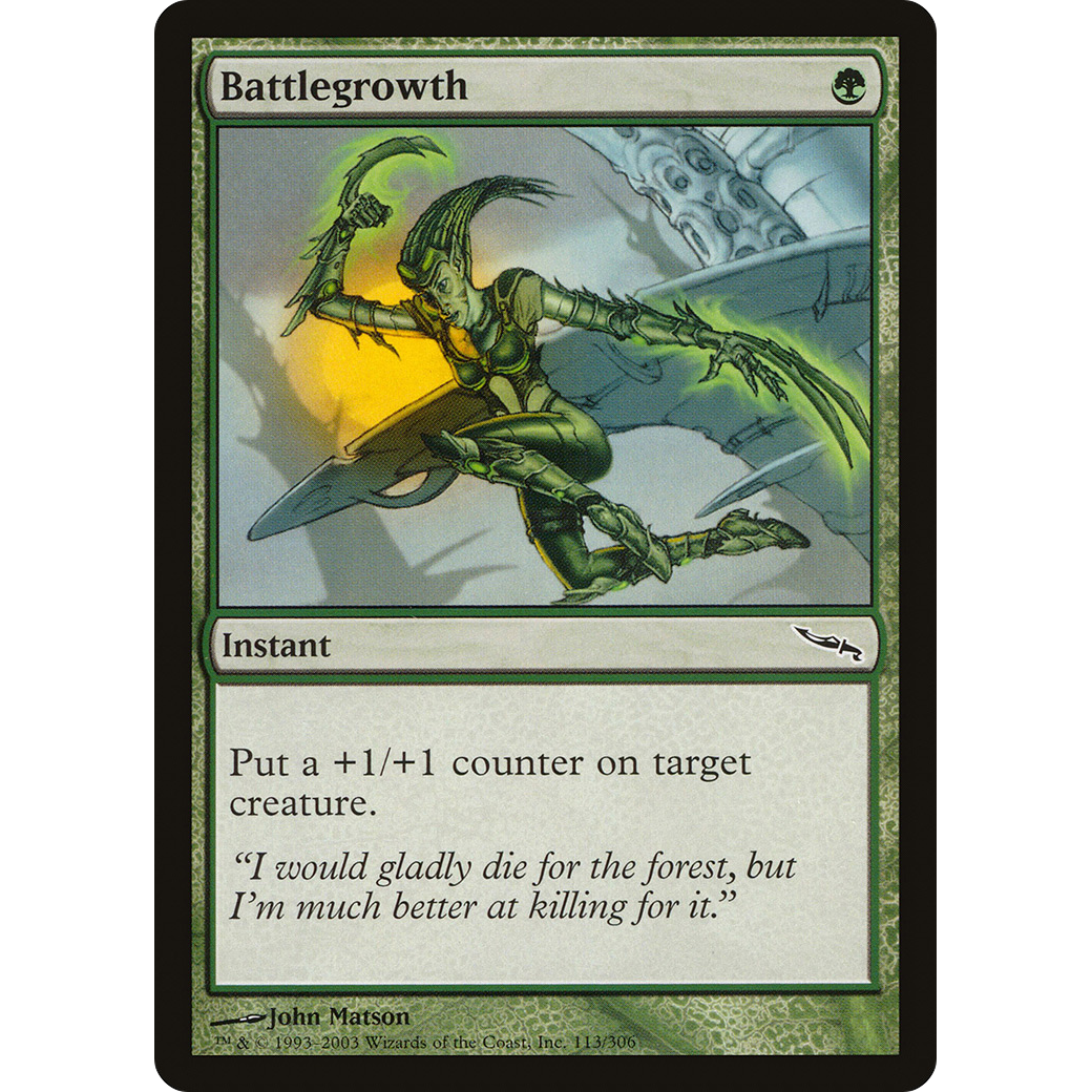 Battlegrowth (MRD-113) - Mirrodin Foil