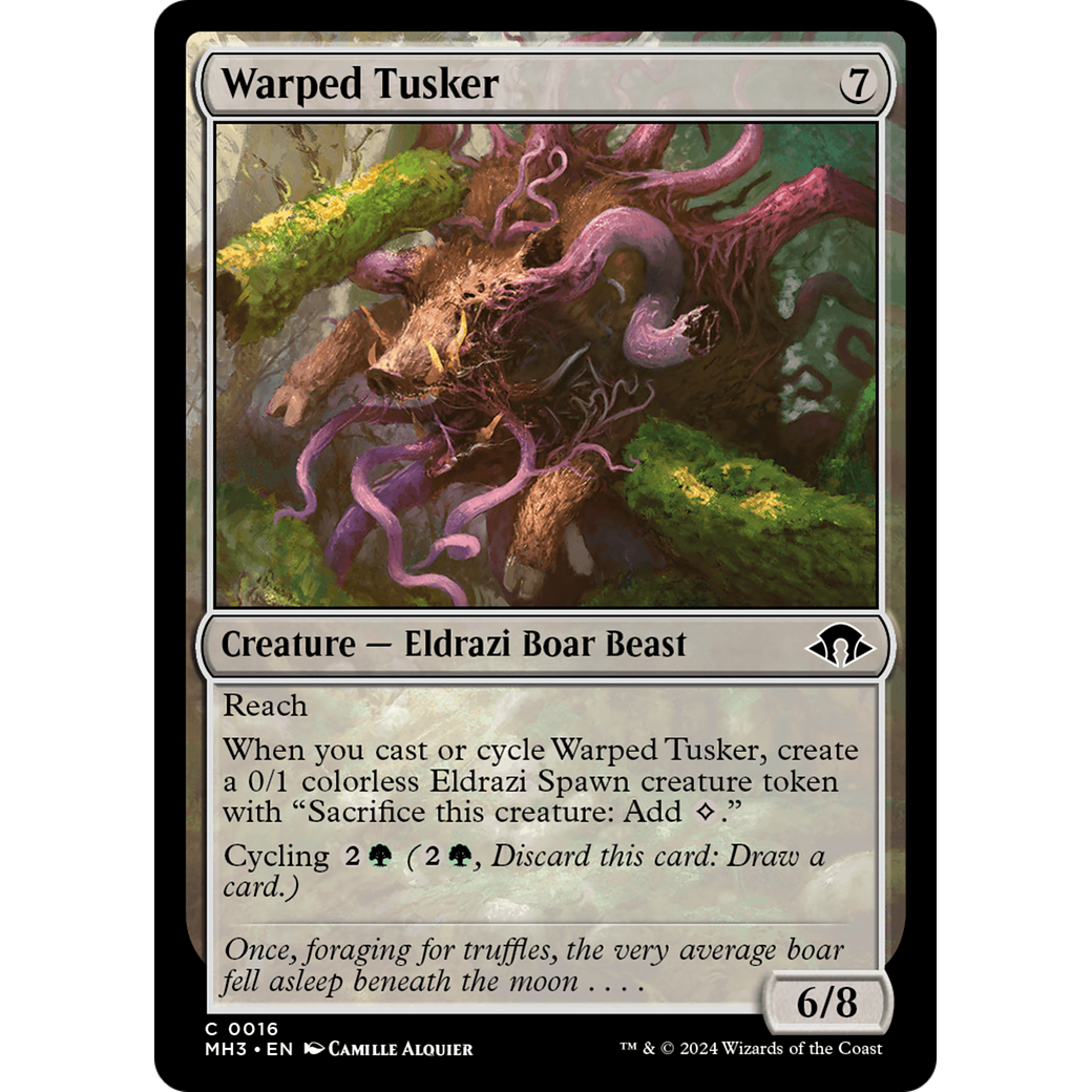 Warped Tusker (MH3-016) - Modern Horizons 3