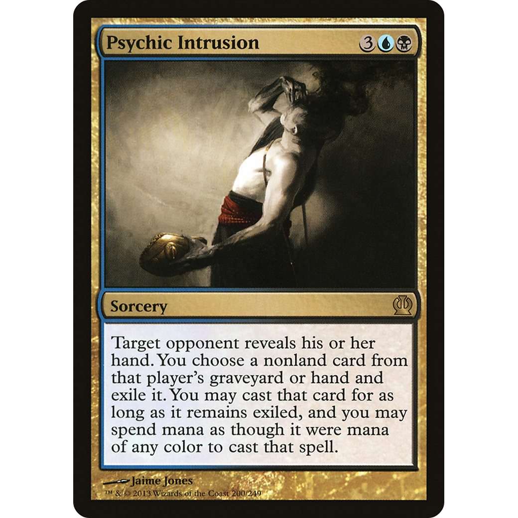 Psychic Intrusion (THS-200) - Theros Foil