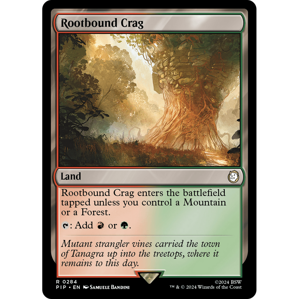 Rootbound Crag (PIP-284) - Fallout Foil