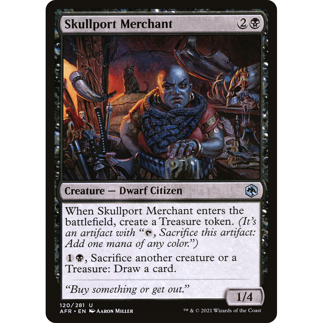 Skullport Merchant (AFR-120) - Adventures in the Forgotten Realms Foil