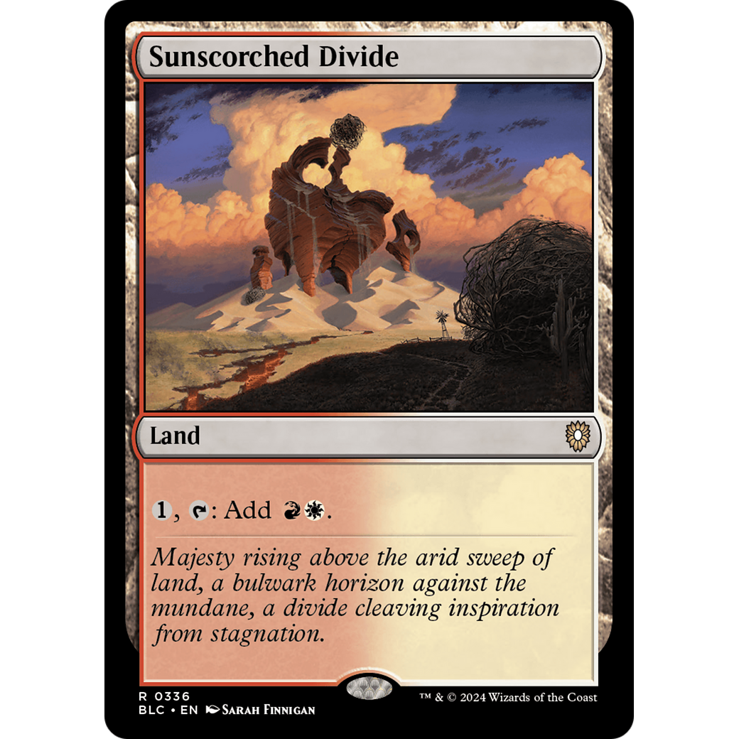 Sunscorched Divide (BLC-336) - Bloomburrow Commander