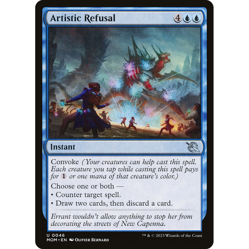 Artistic Refusal (MOM-046) - March of the Machine Foil