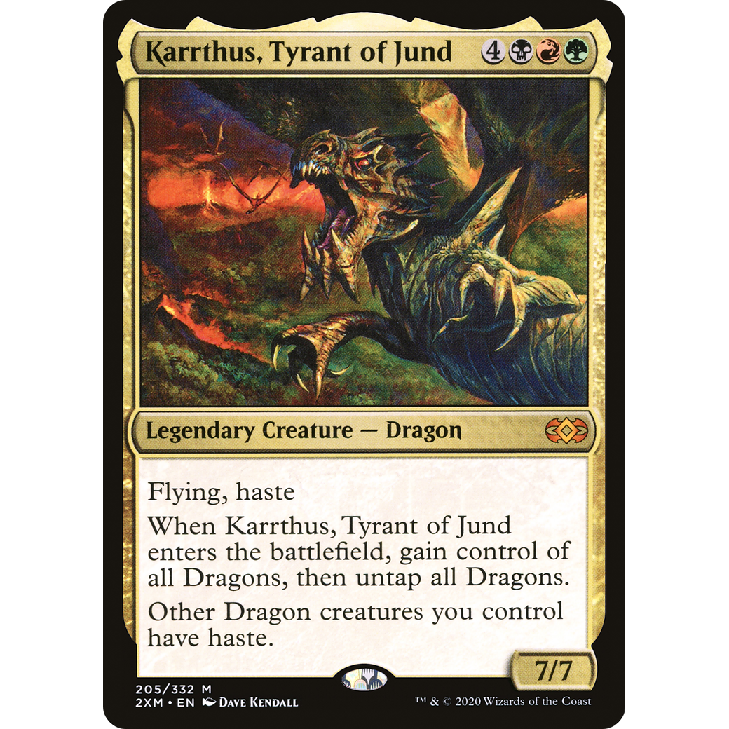 Karrthus, Tyrant of Jund (2XM-205) - Double Masters Foil