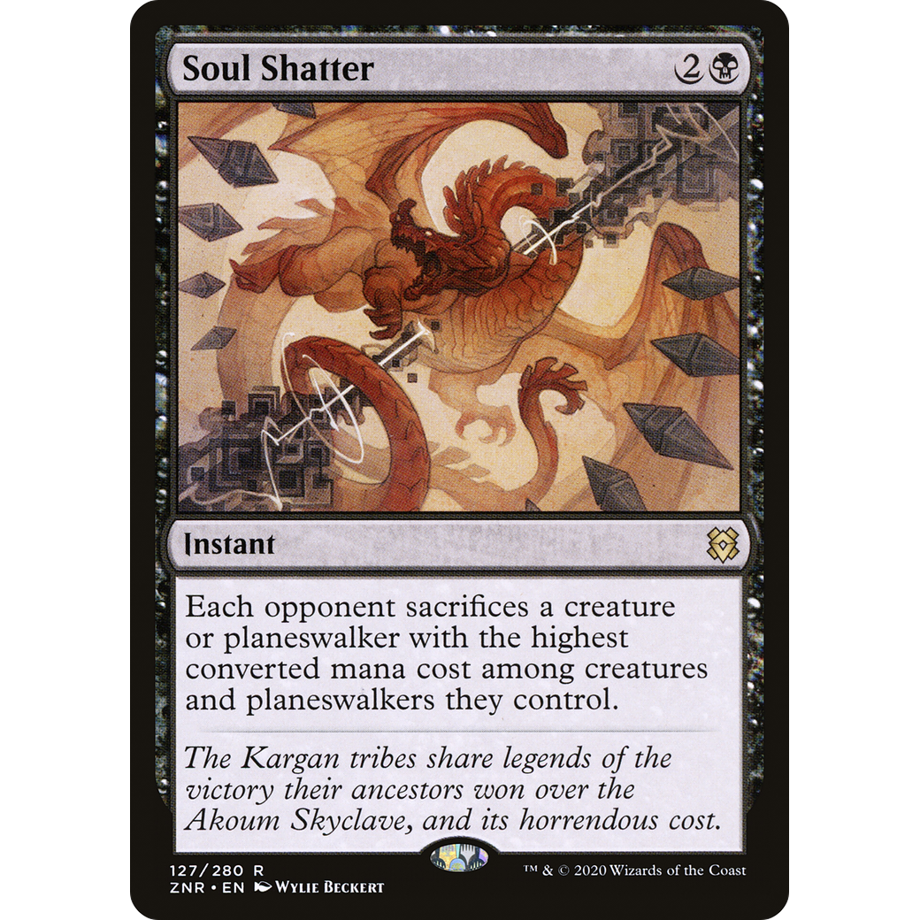 Soul Shatter (ZNR-127) - Zendikar Rising Foil