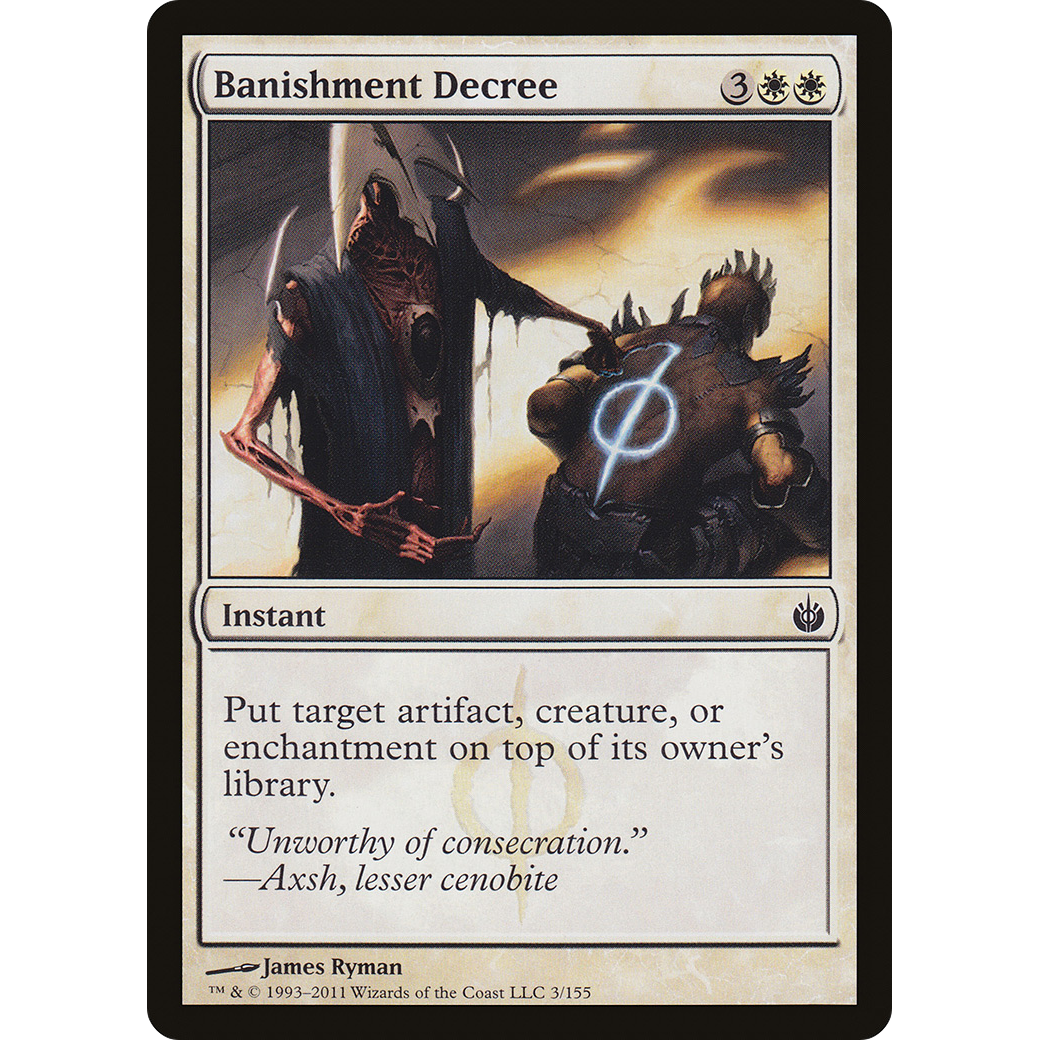 Banishment Decree (MBS-003) - Mirrodin Besieged