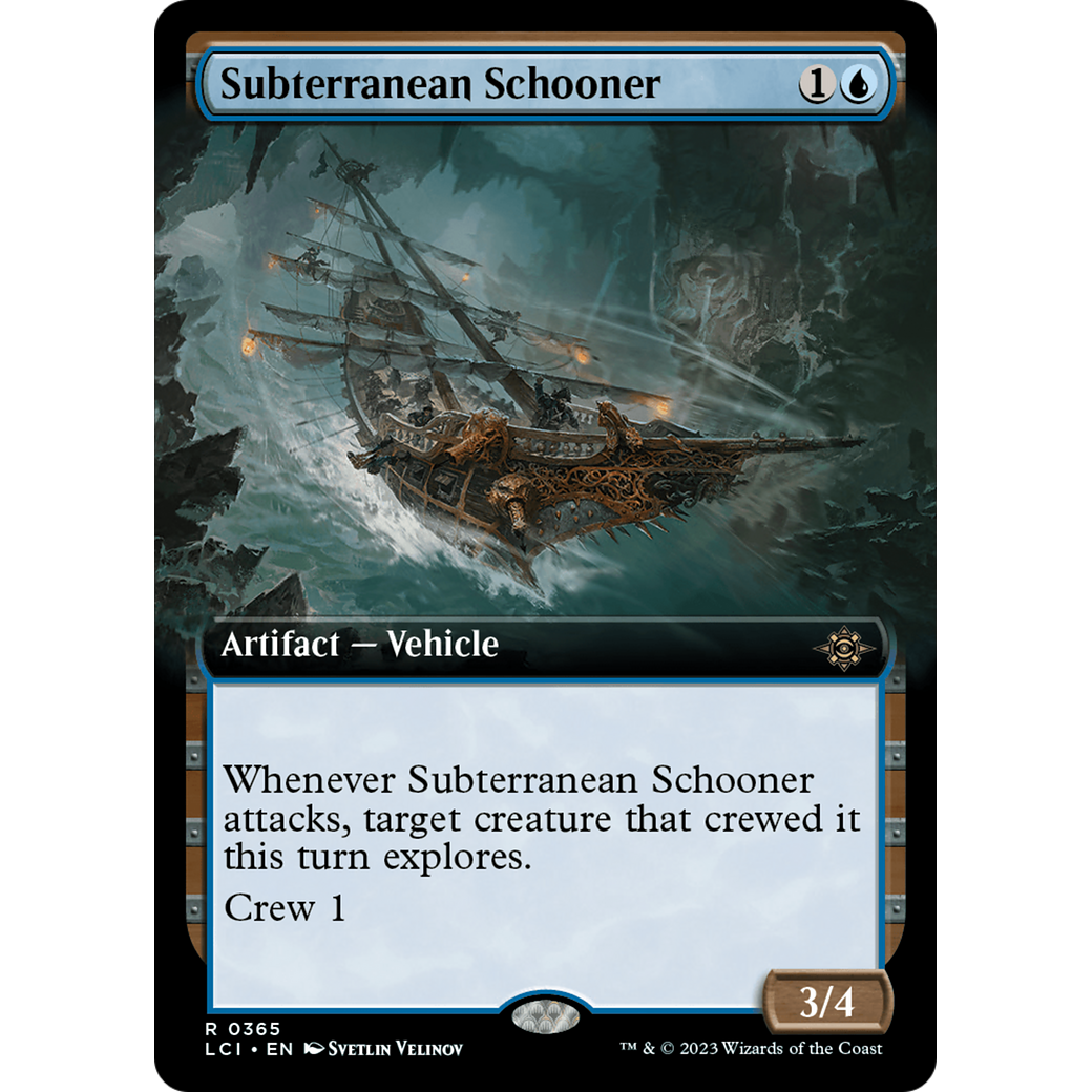 Subterranean Schooner (LCI-365) - The Lost Caverns of Ixalan: (Extended Art)