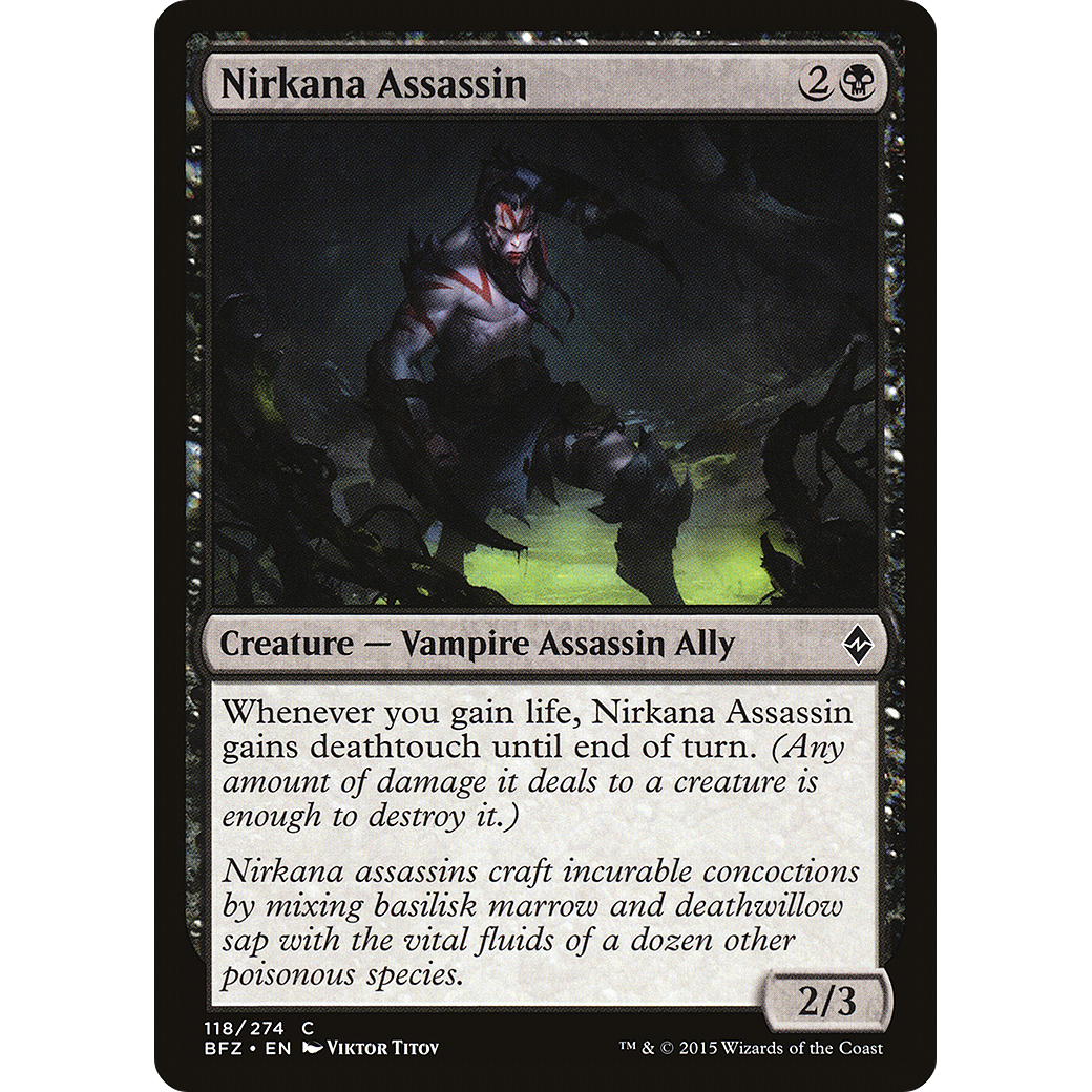 Nirkana Assassin (BFZ-118) - Battle for Zendikar