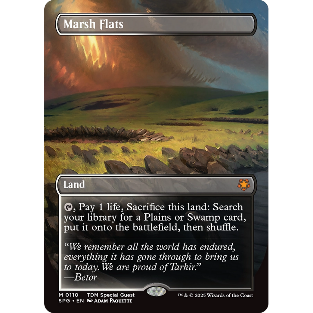 Marsh Flats (Borderless) (SPG-110) - Special Guests (Borderless) Foil
