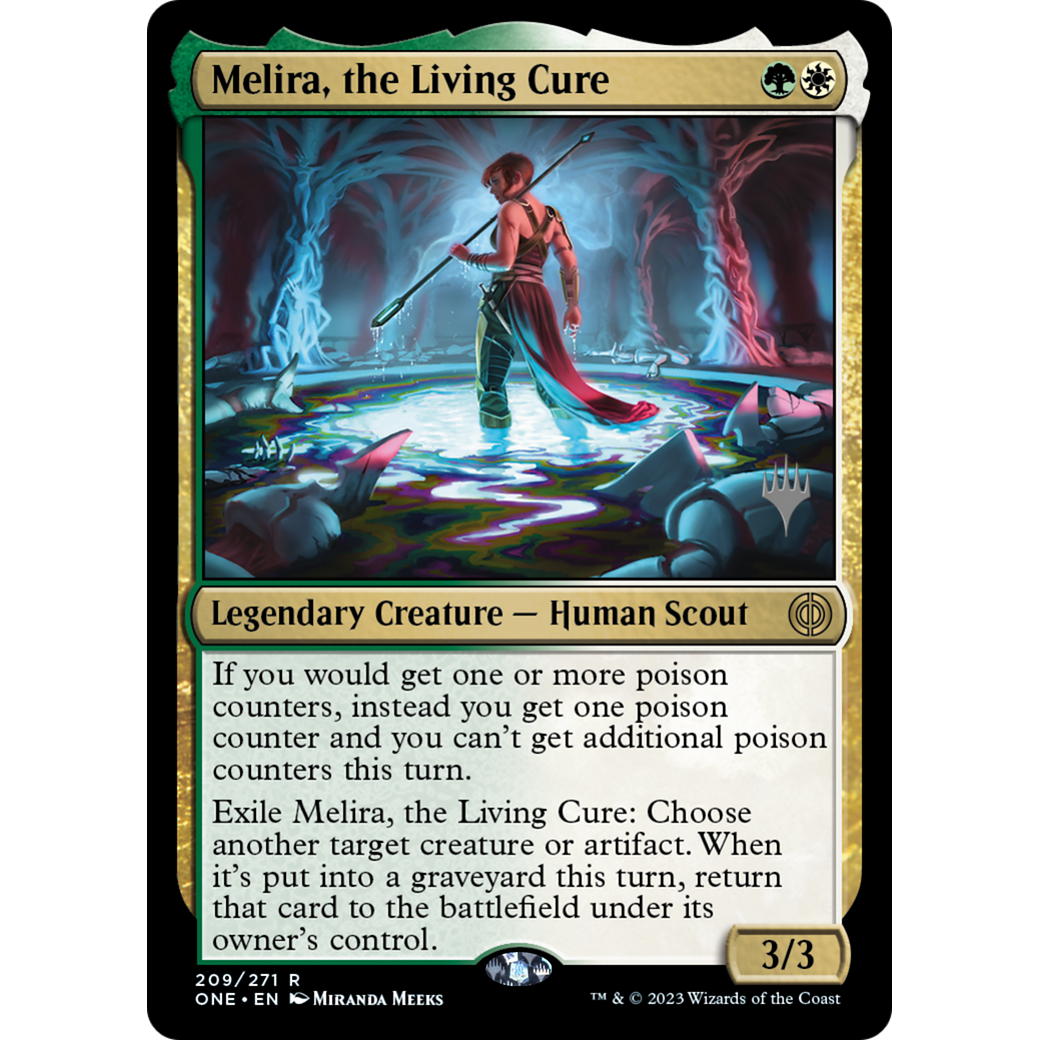 Melira, the Living Cure (PPONE-209P) - Phyrexia: All Will Be One Promos Foil