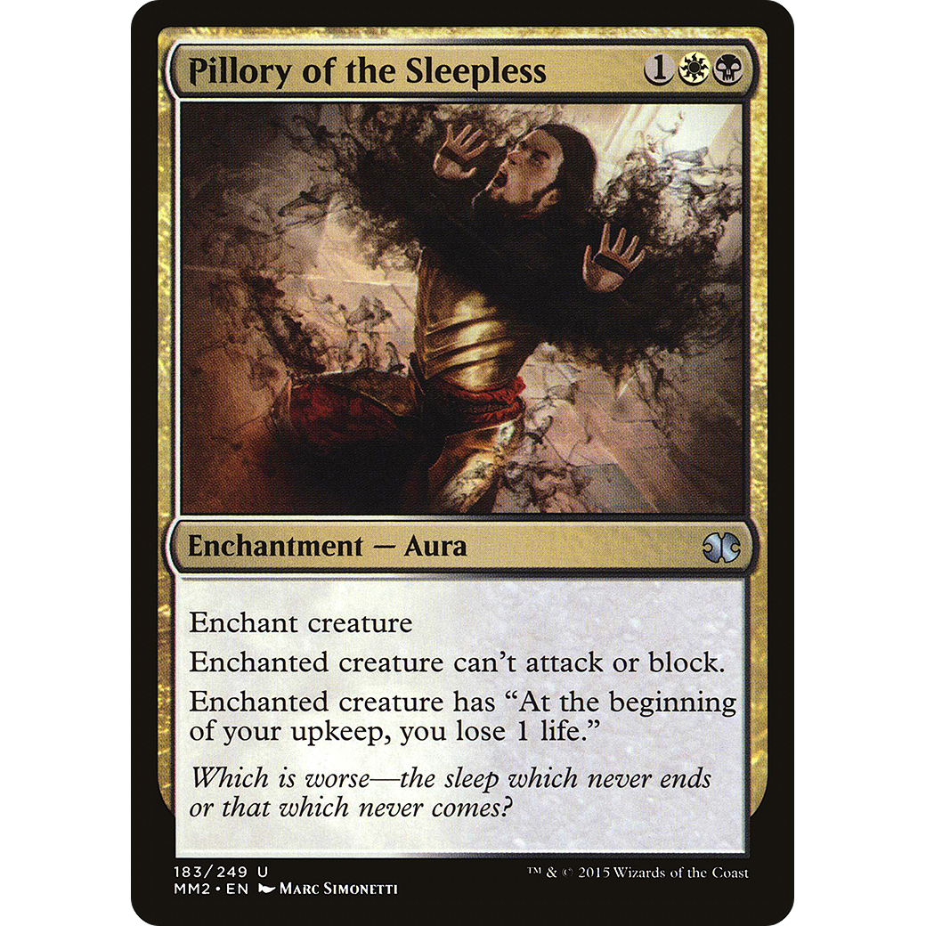Pillory of the Sleepless (MM2-183) - Modern Masters 2015