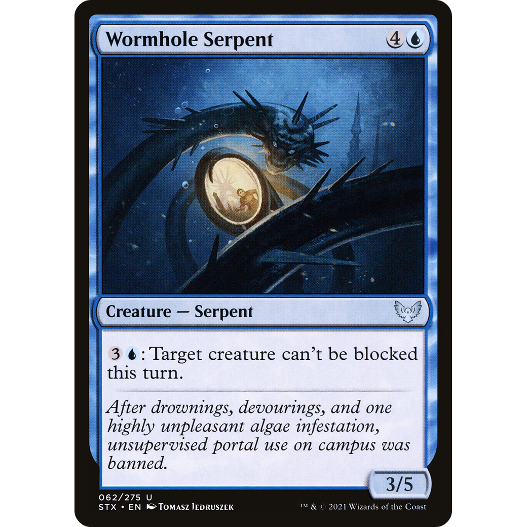 Wormhole Serpent (STX-062) - Strixhaven: School of Mages Foil
