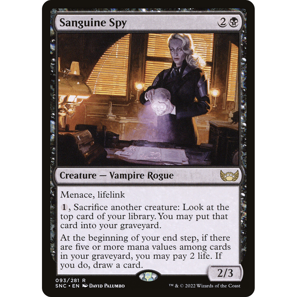 Sanguine Spy (SNC-093) - Streets of New Capenna
