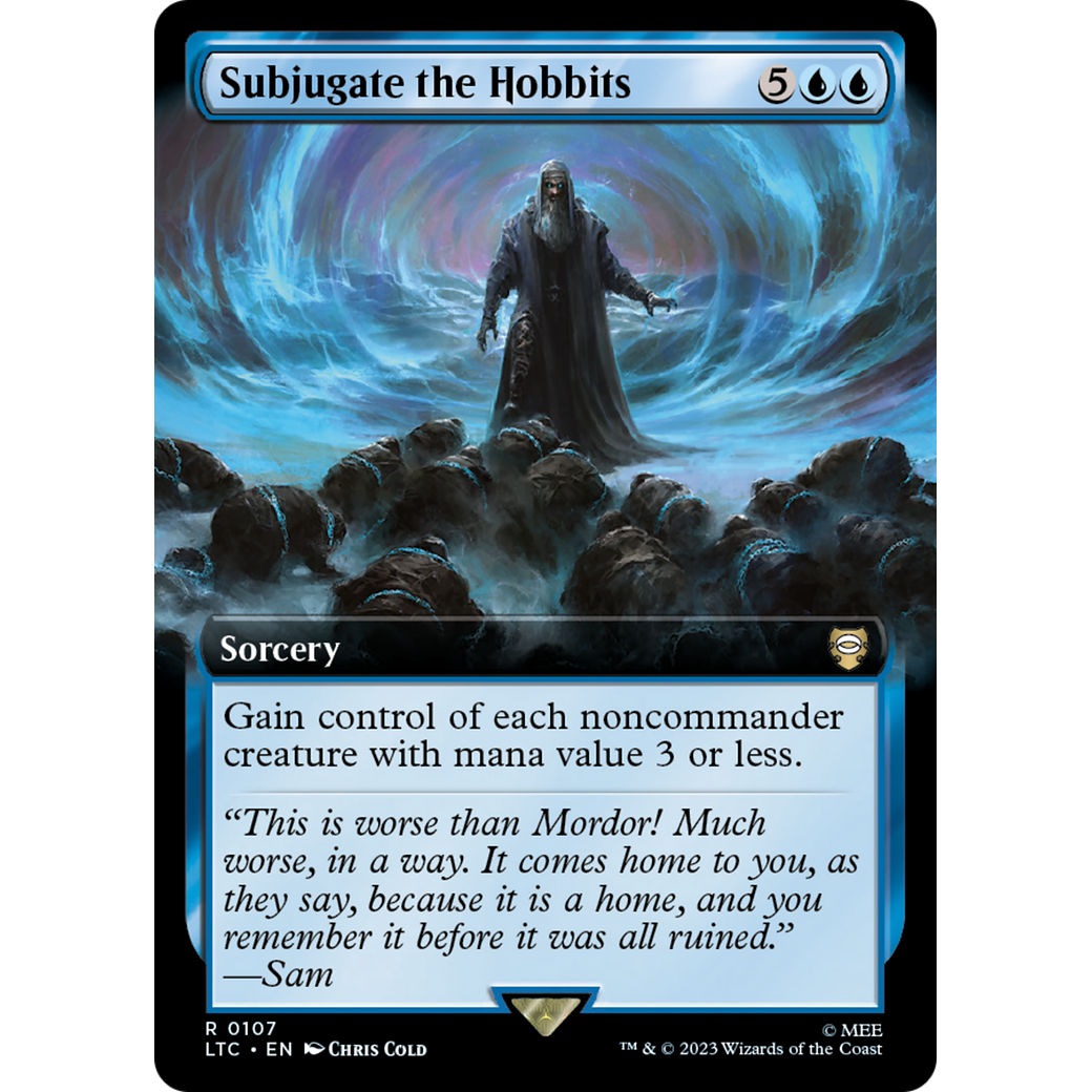 Subjugate the Hobbits (LTC-107) - Tales of Middle-earth Commander: (Extended Art)
