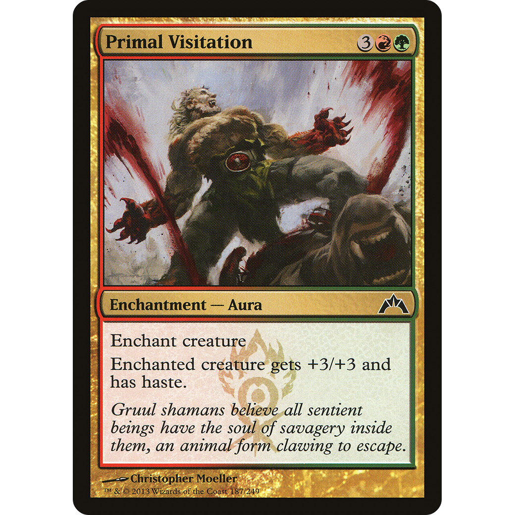 Primal Visitation (GTC-187) - Gatecrash Foil