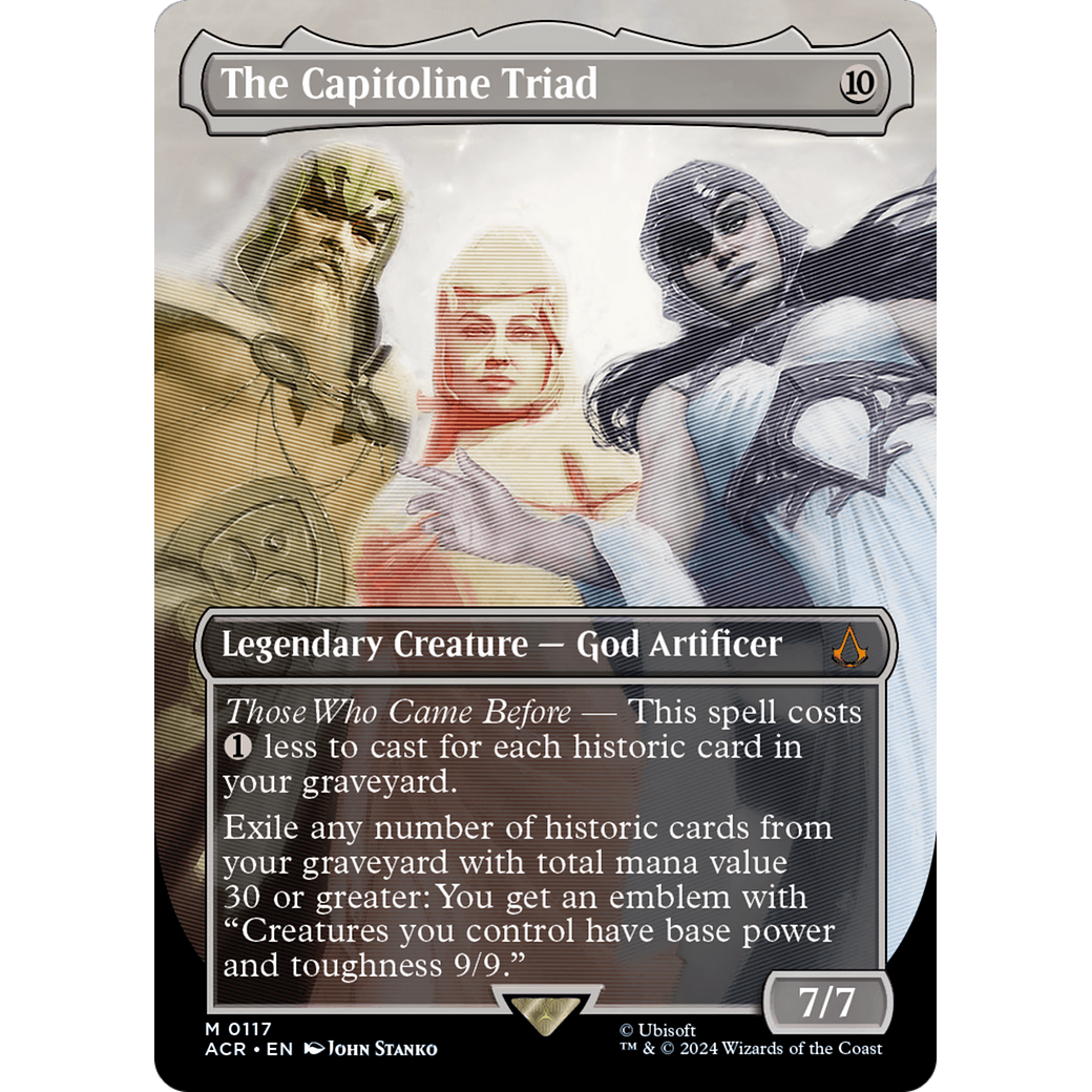 The Capitoline Triad (Borderless) (ACR-117) - Assassin's Creed (Borderless) Foil