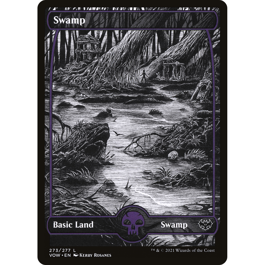 Swamp (273) (VOW-273) - Innistrad: Crimson Vow: (Showcase) Foil