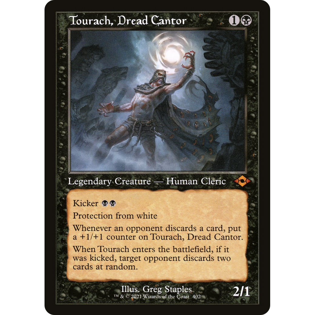 Tourach, Dread Cantor (MH2-402) - Modern Horizons 2 Etched Foil