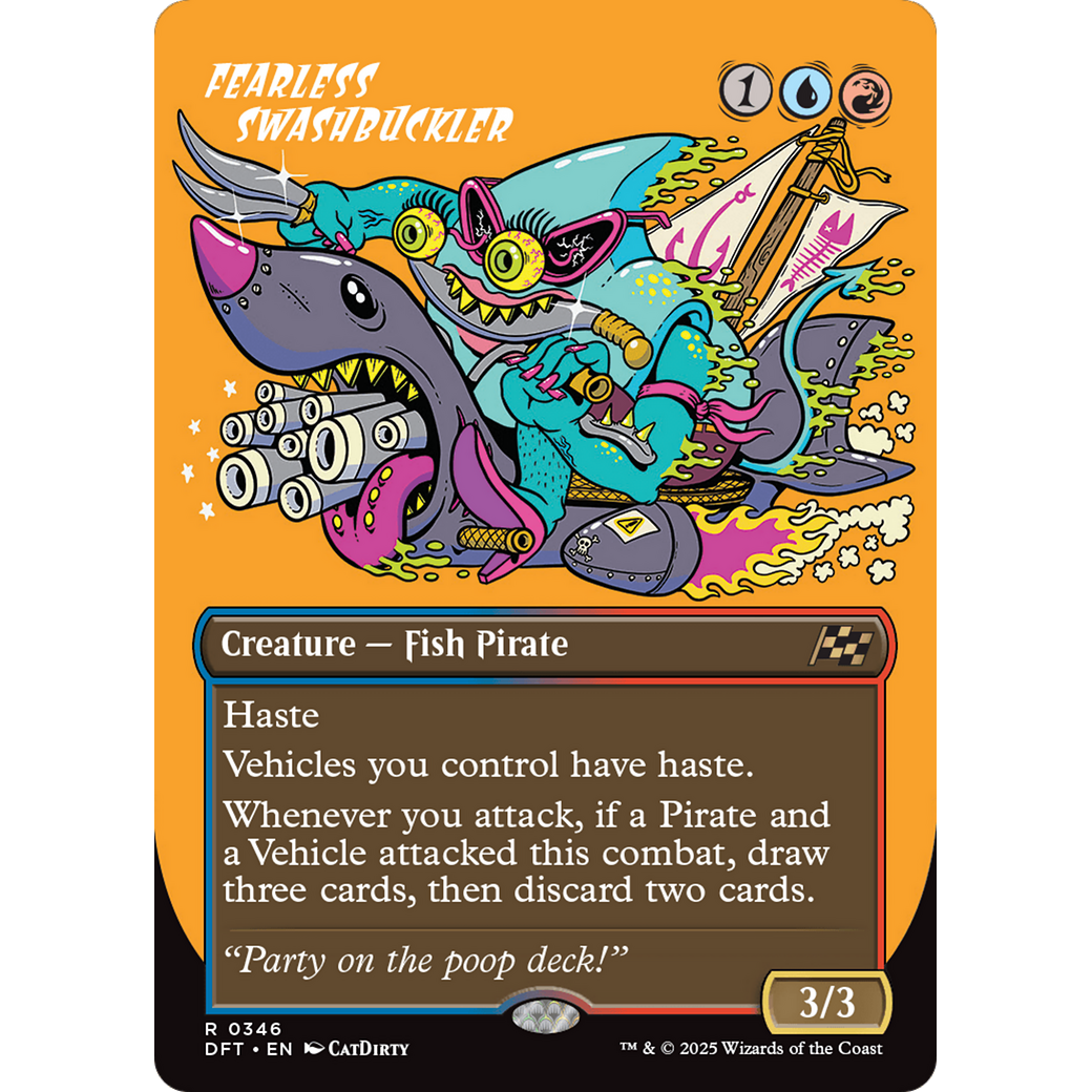 Fearless Swashbuckler (DFT-346) - Aetherdrift (Borderless)