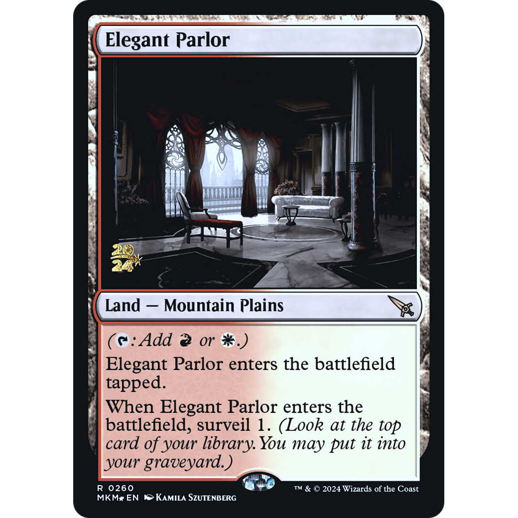 Elegant Parlor (PRE-260S) - Murders at Karlov Manor Promos Foil