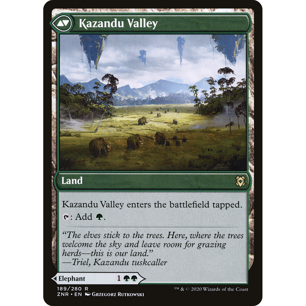 Kazandu Mammoth (ZNR-189) - Zendikar Rising