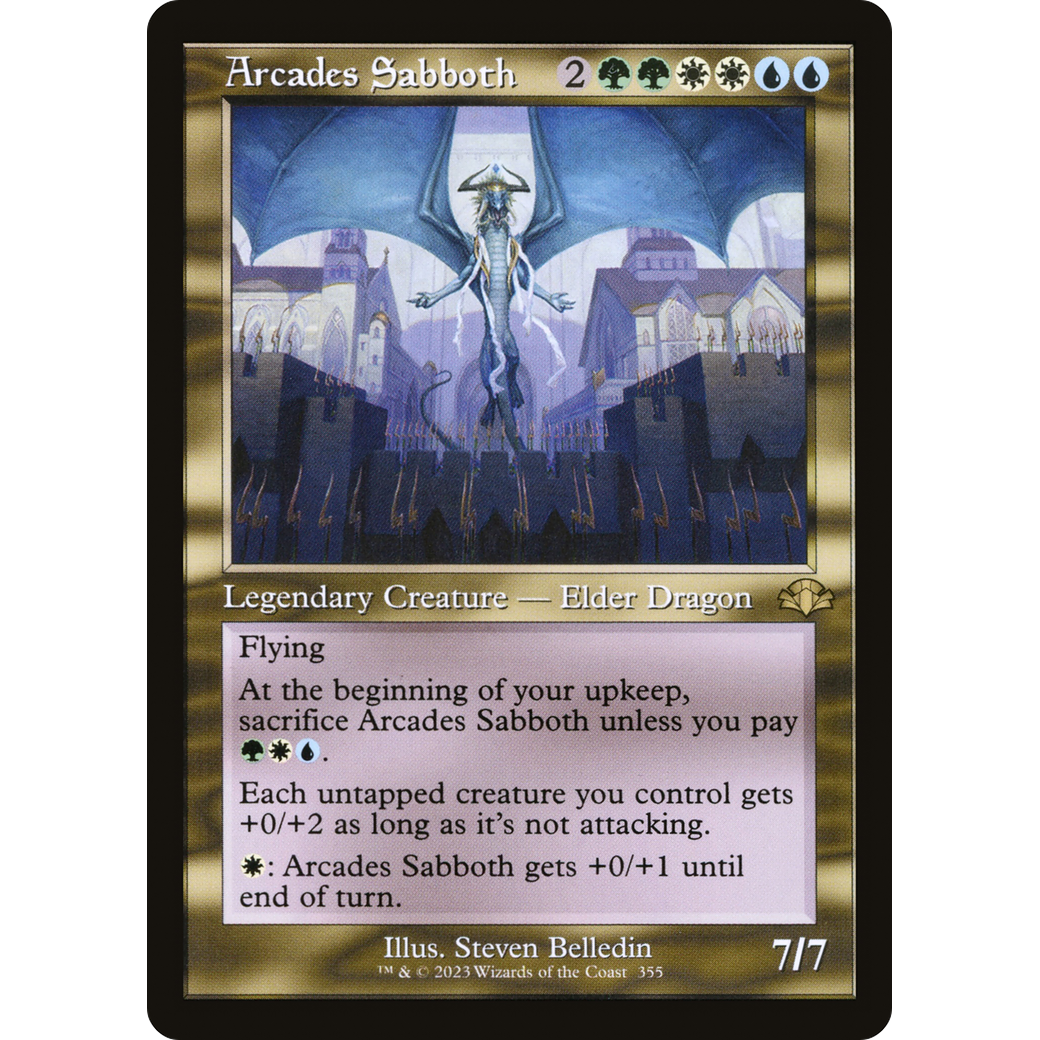 Arcades Sabboth (Retro Frame) (DMR-355) - Dominaria Remastered Foil