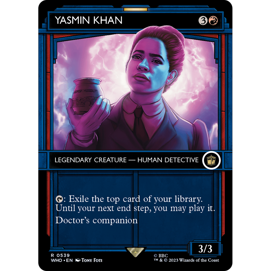 Yasmin Khan (Showcase) (WHO-539) - Doctor Who: (Showcase) (Borderless)