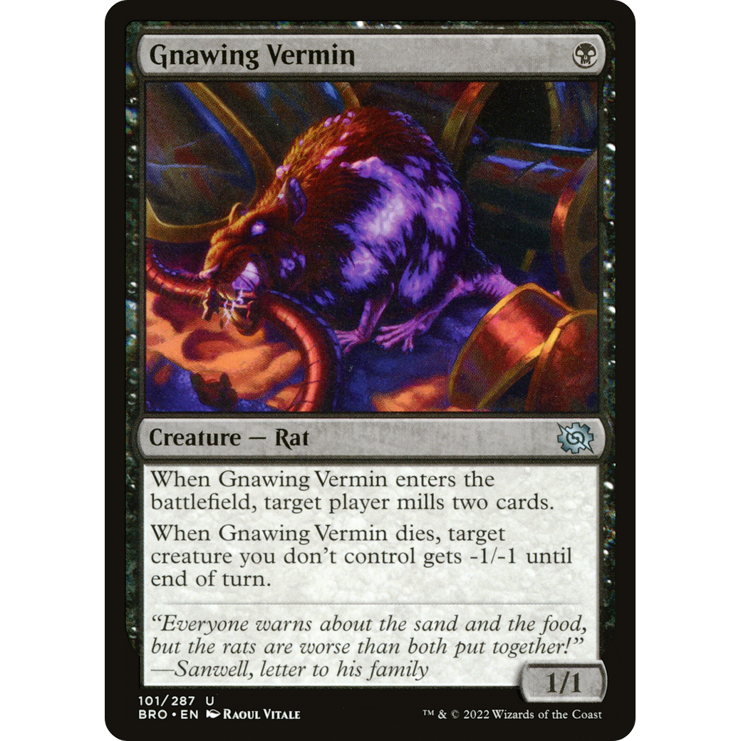 Gnawing Vermin (BRO-101) - The Brothers' War