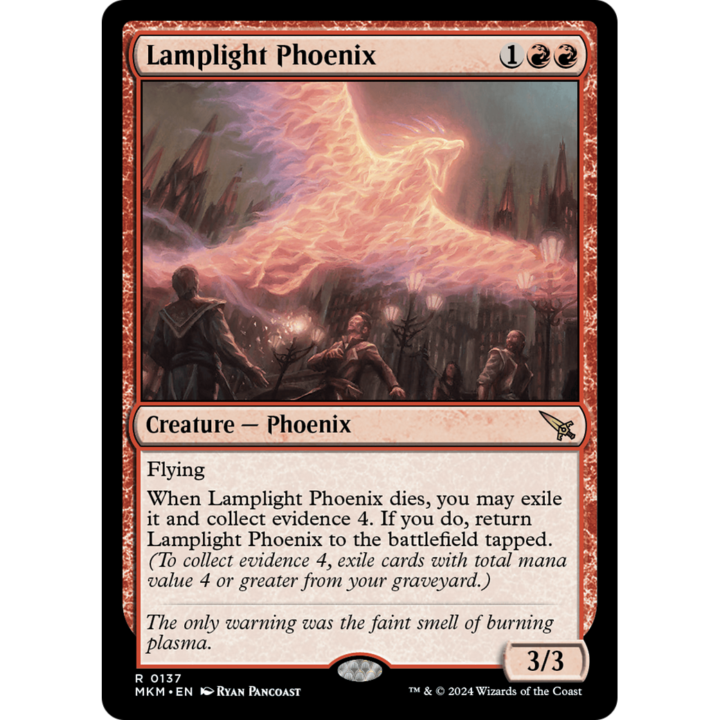 Lamplight Phoenix (MKM-137) - Murders at Karlov Manor Foil