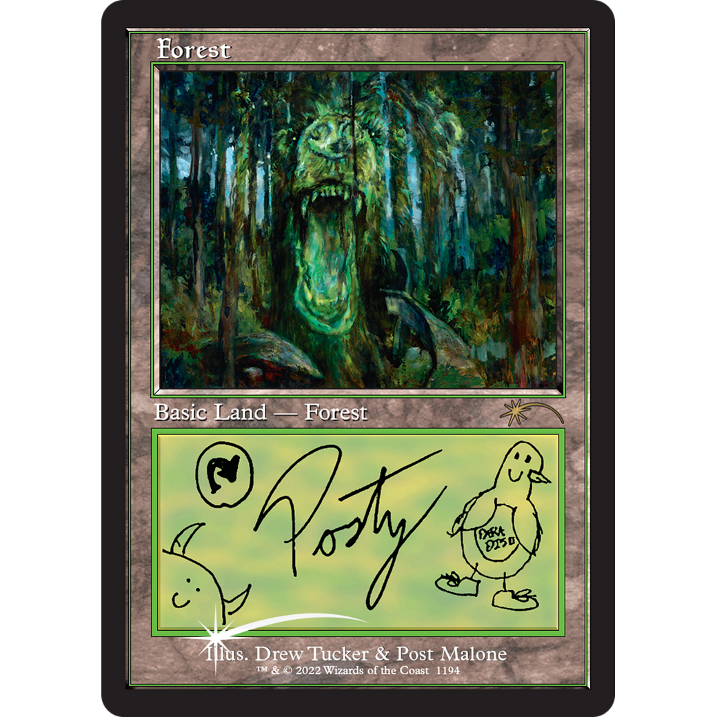 Forest (Post Malone) (SLD-1194) - Secret Lair Drop Foil