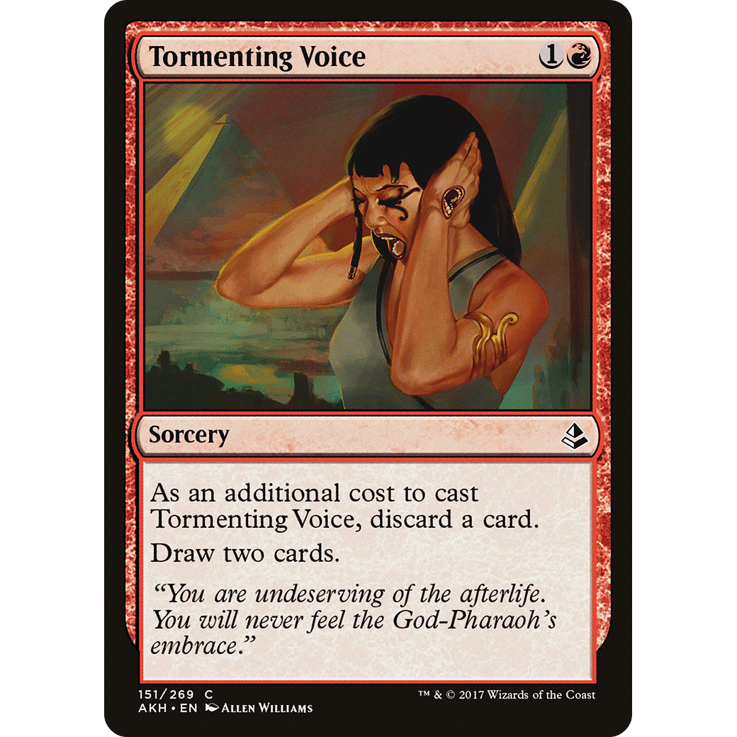 Tormenting Voice (AKH-151) - Amonkhet