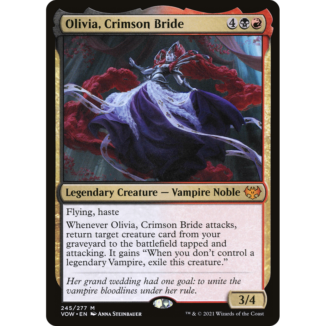 Olivia, Crimson Bride (VOW-245) - Innistrad: Crimson Vow