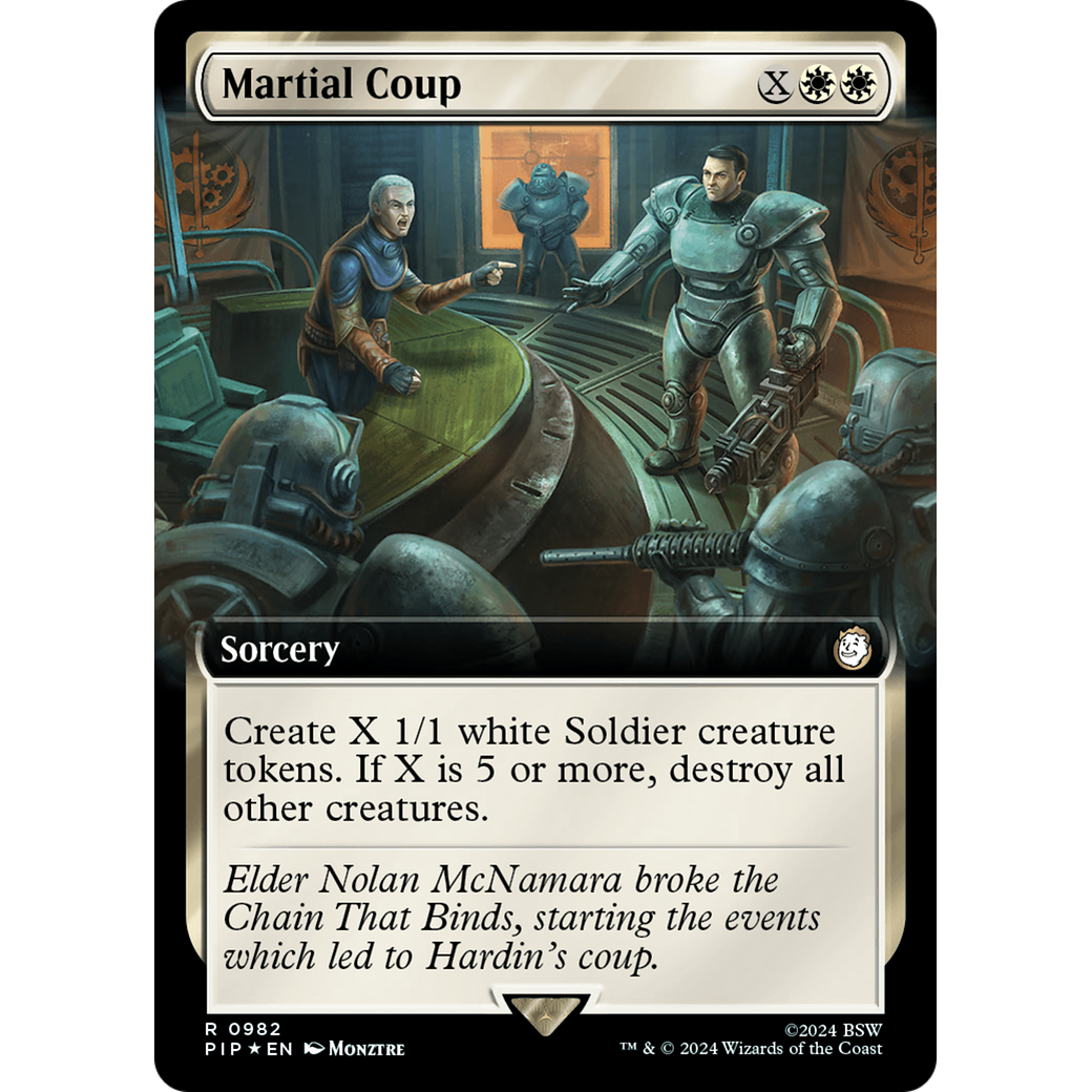 Martial Coup (PIP-982) - Fallout: (Extended Art) Foil