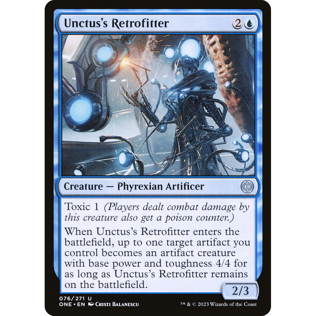 Unctus's Retrofitter (ONE-076) - Phyrexia: All Will Be One