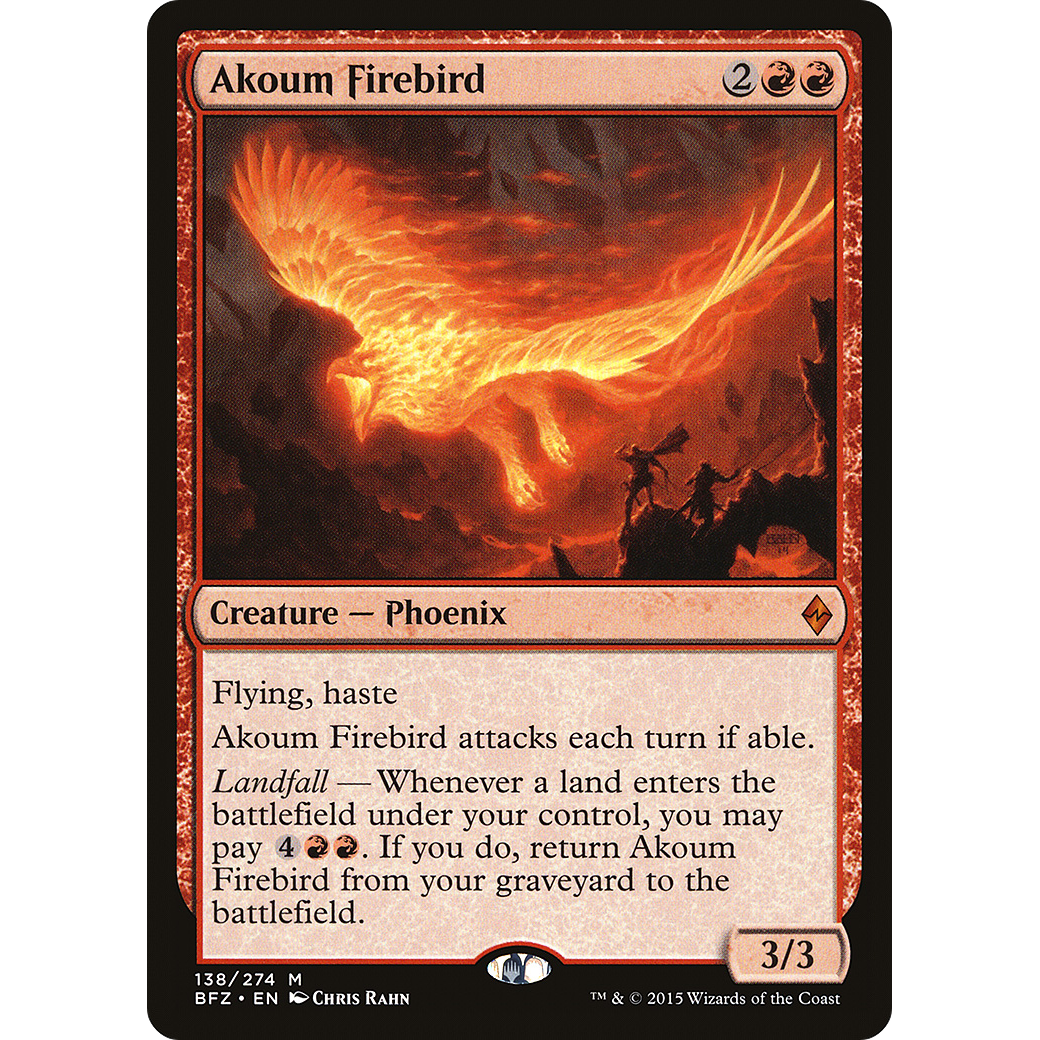 Akoum Firebird (BFZ-138) - Battle for Zendikar