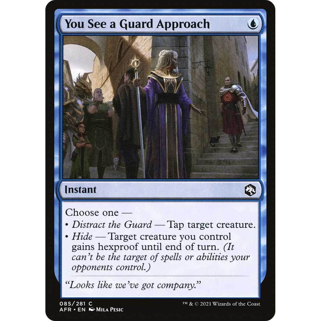 You See a Guard Approach (AFR-085) - Adventures in the Forgotten Realms Foil