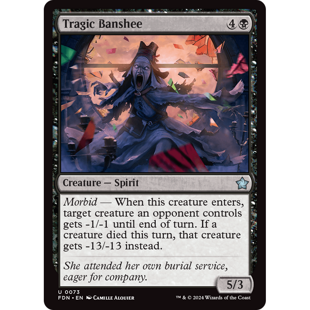 Tragic Banshee (FDN-073) - Foundations Foil