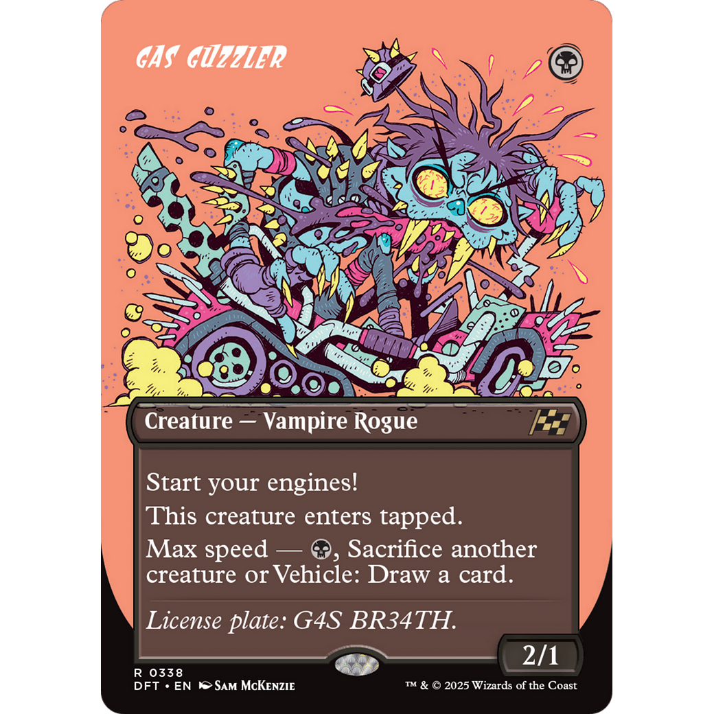 Gas Guzzler (DFT-338) - Aetherdrift (Borderless) Foil