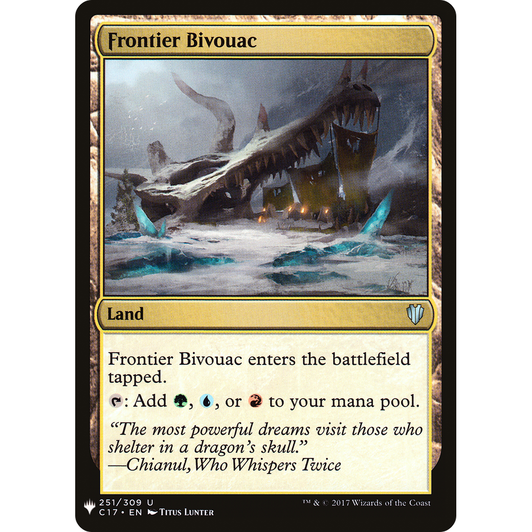 Frontier Bivouac (C17) (LIST-251) - The List