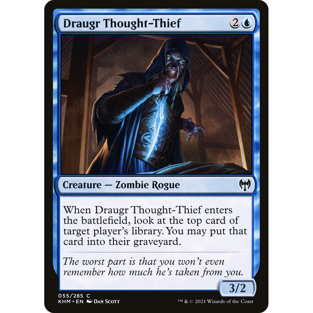 Draugr Thought-Thief (KHM-055) - Kaldheim Foil